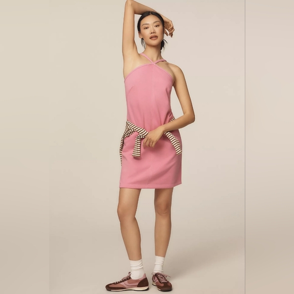 Daily Practice Halter Mini Dress - Picture 3 of 7